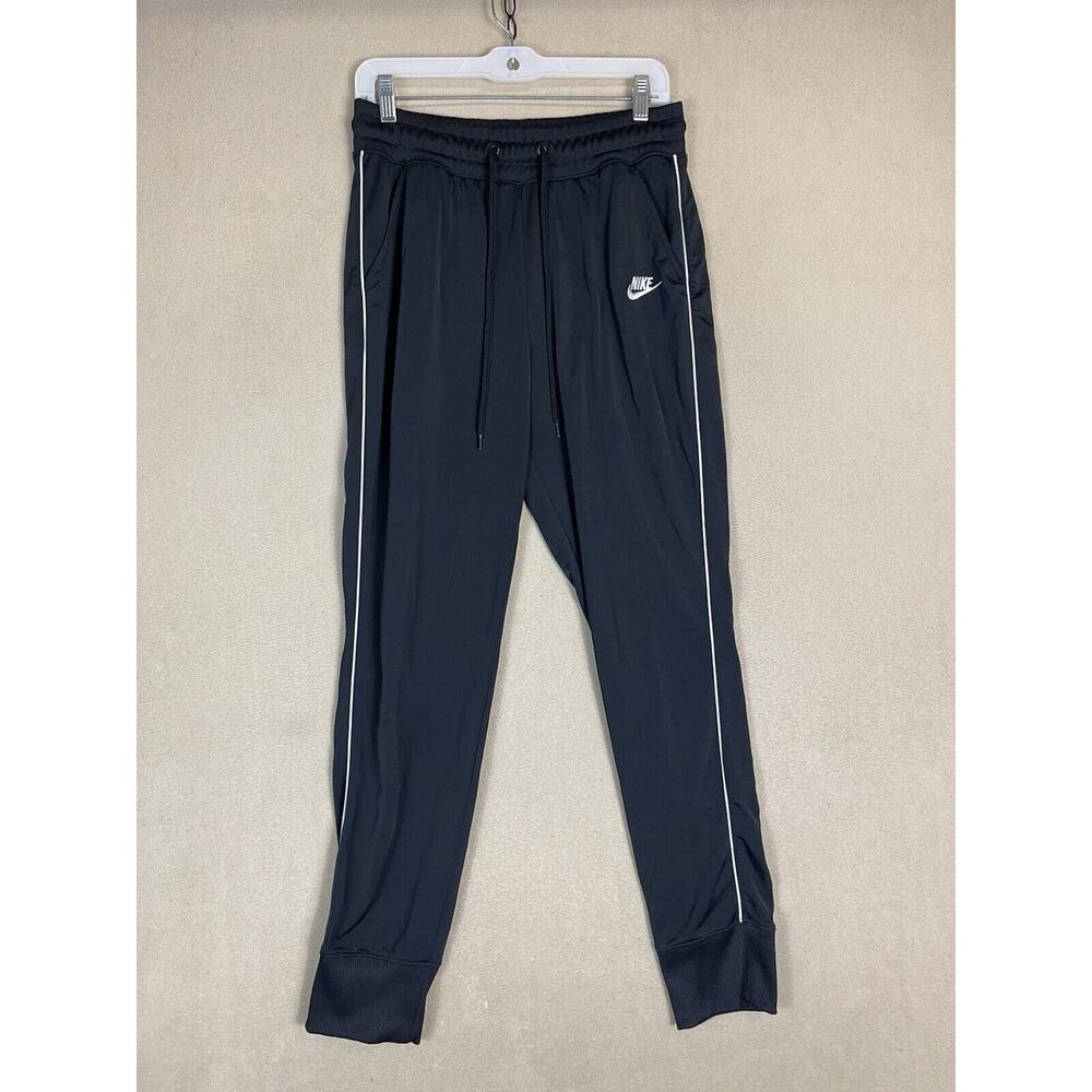 Nike Pants Womens Large Black‎ Heritage Tapered Elastic Waist Athletic Jogger